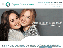 Tablet Screenshot of ogontzdental.com